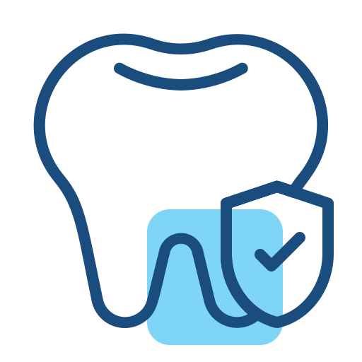 Icône de la prévention et de l'hygiène dentaires